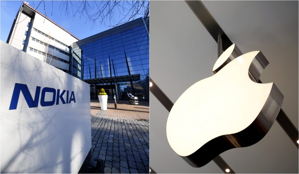 Se desata una guerra entre Apple y Nokia
