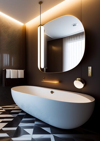Tinas de baño modernas para espacios únicos