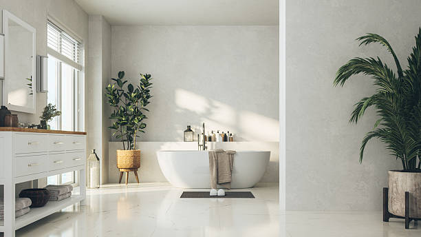 Cómo combinar colores en baños según tamaño y luz